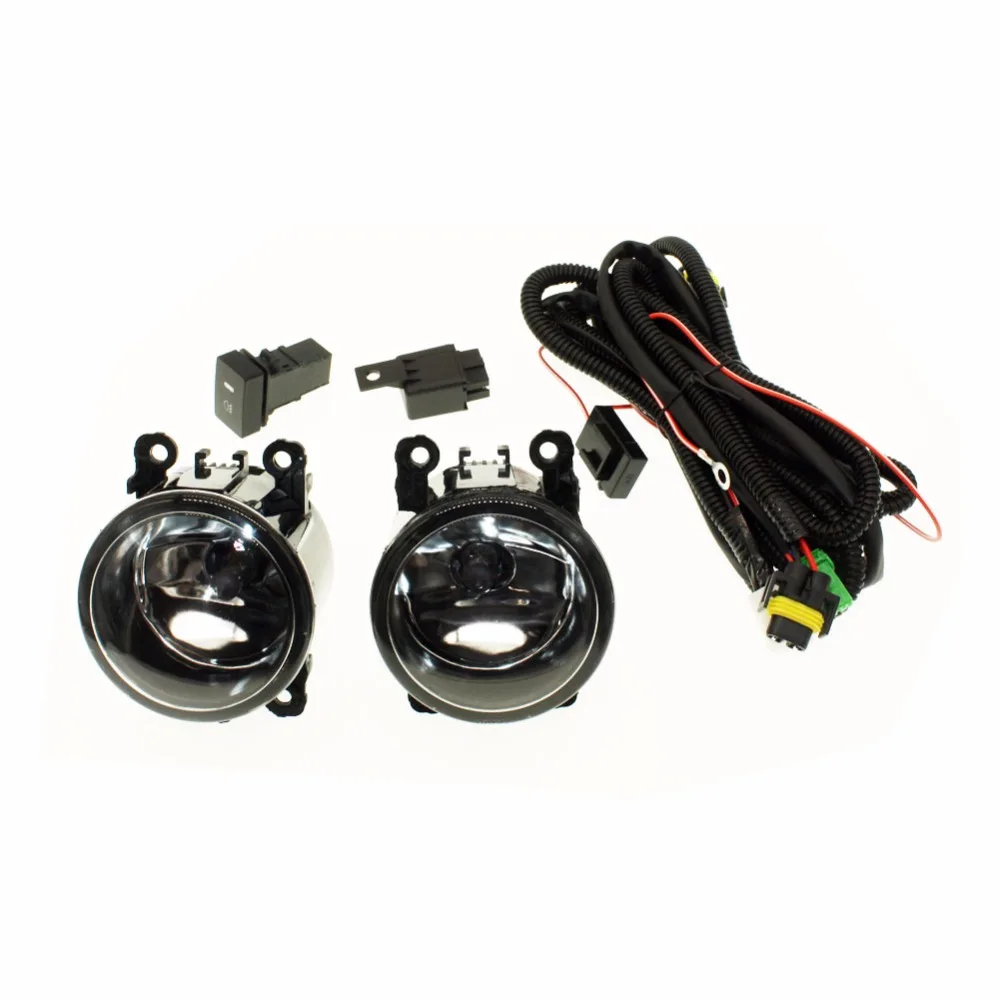 For Nissan Sentra 2007 2012 H11 Wiring Harness Sockets Wire Connector Switch 2 Fog Lights Drl