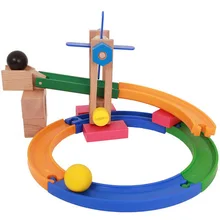 Конструкторы Фигурки и конструкторы Игрушки и хобби мяч трек дерево Конструкторы горки обучения Игрушечные лошадки хорошая цена