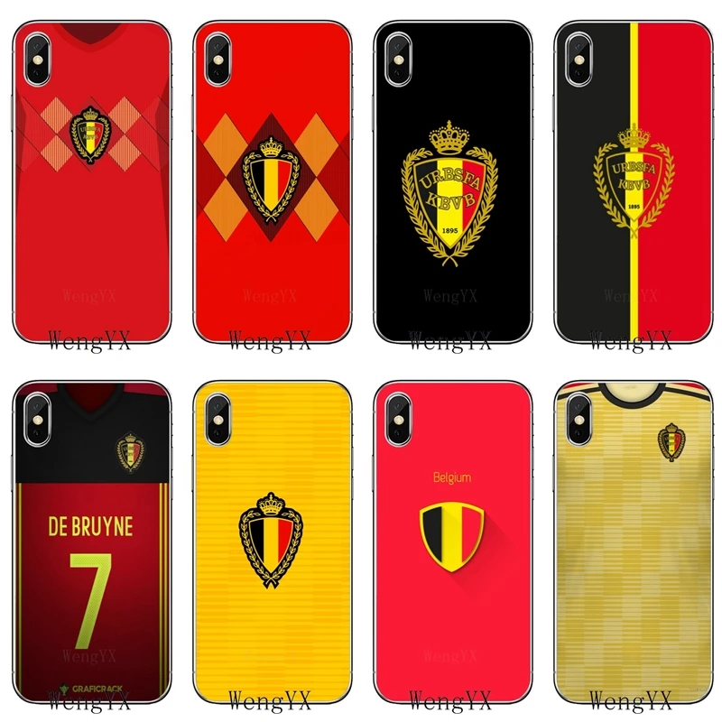 

Belgium Football Logo flag slim TPU Soft phone cover case For Samsung Galaxy S3 S4 S5 S6 S7 edge S8 S9 Plus mini Note 3 4 5 8