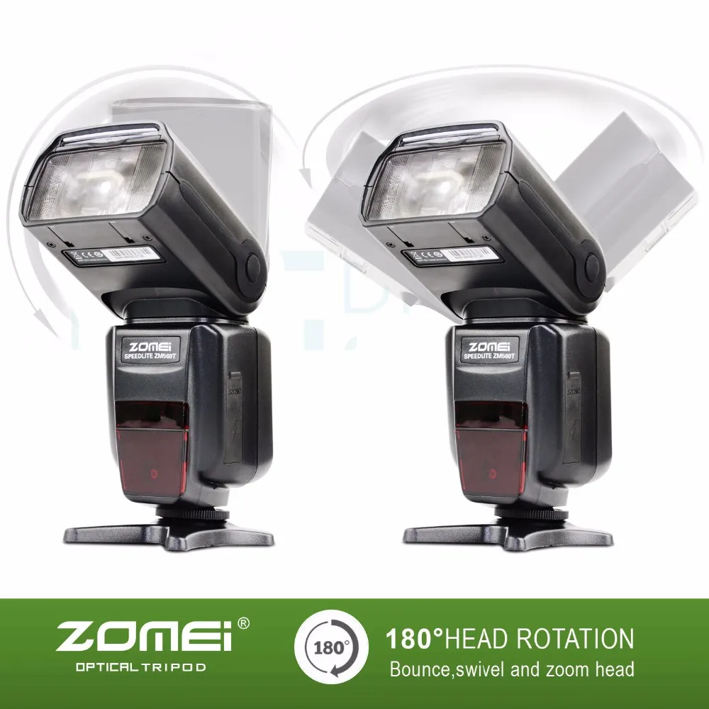 Zomei ZM560T Pro высокоскоростной E-TTL вспышка для Canon 5D Mark II III 6D 7D 70D 60D 750D 700D 600D 550D DSLR