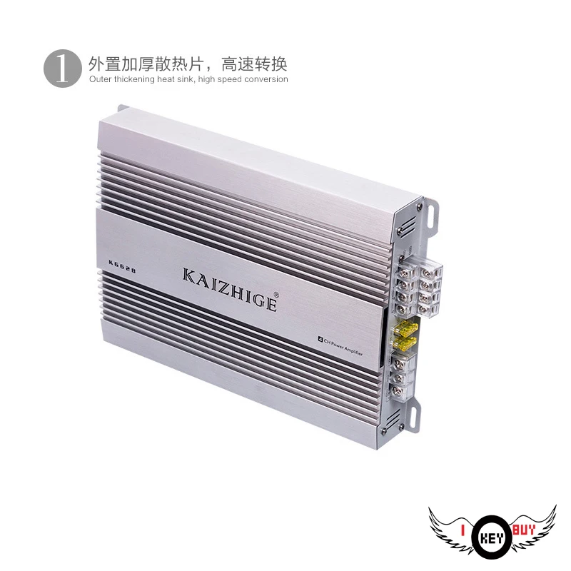 I Key Buy 4*100 W AB Class автомобильный усилитель 12 V Fever-Class Авто 4-канальный 4-полосные