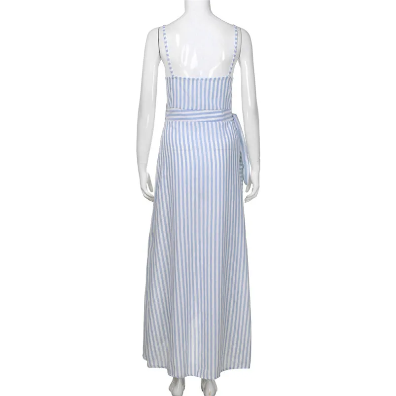maxi dresses summer for women sleeveless dress beach dress dress female loose vestidos verano 2018 dropshipping #F#50JY2515