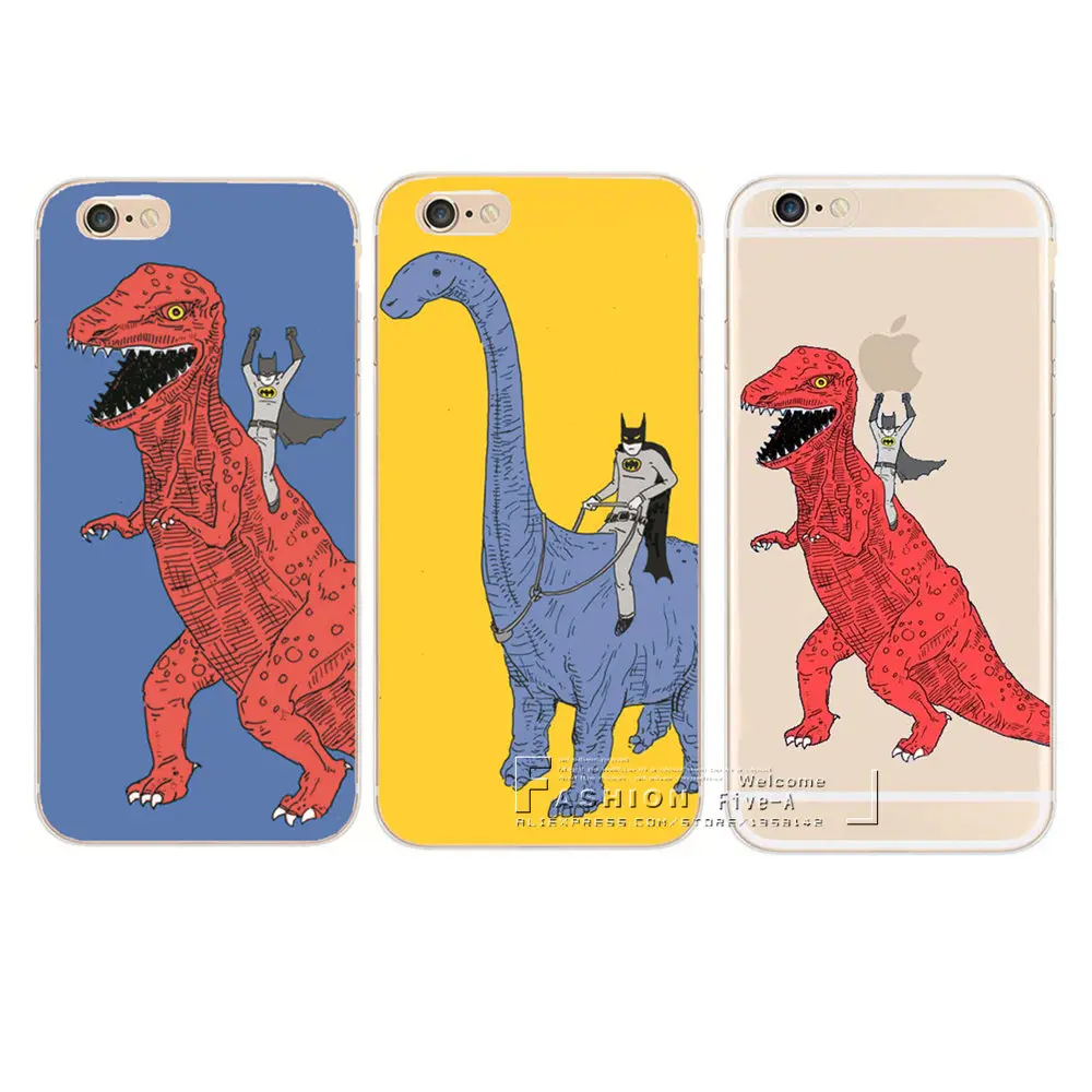 New Arrive Fashion Dinosaurs and batman Phone Case Cover
