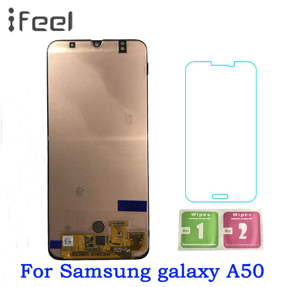 

6.4''super amoled For Samsung galaxy A50 A505F/DS A505F A505FD A505A Display Touch Screen Digitizer Assembly For Samsung A50 lcd