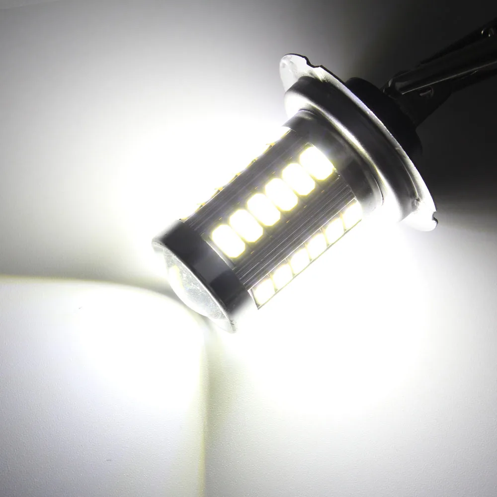 2 шт. супер яркий белый H7 5630 33 SMD светодиодный противотуманный светильник автомобильная лампа DC 12 В светодиодный головной светильник для мотоциклов