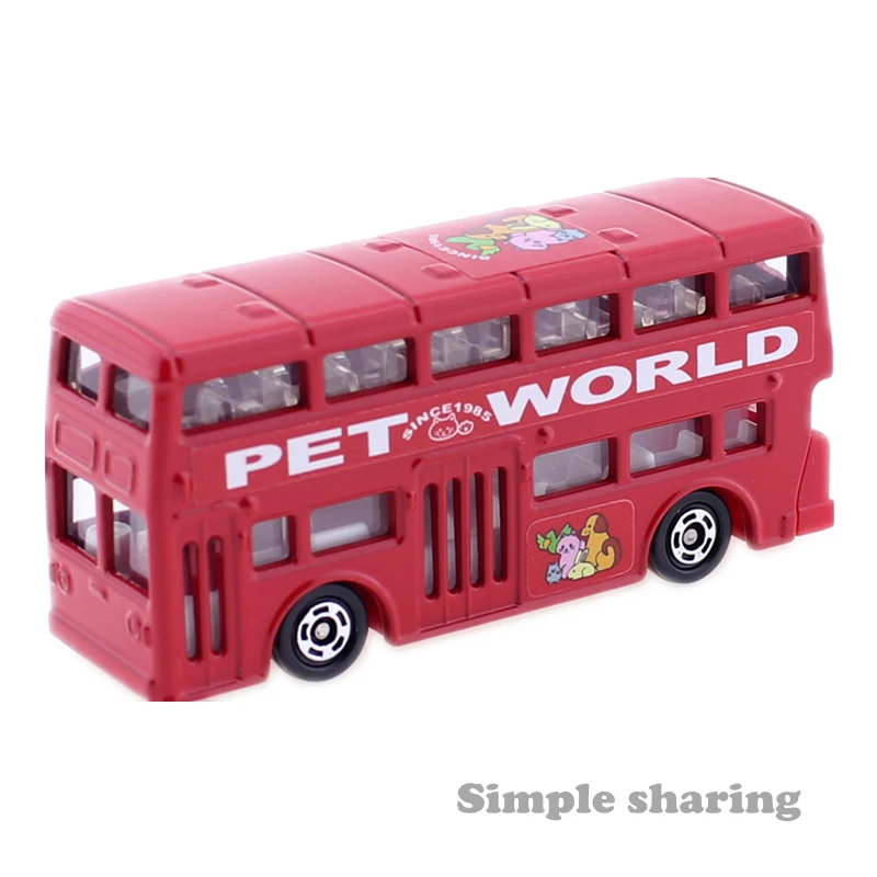 TAKARA TOMY TOMICA нет. 95 Лондонский автобус пресс форм масштаба 1:130 Детские литые игрушки