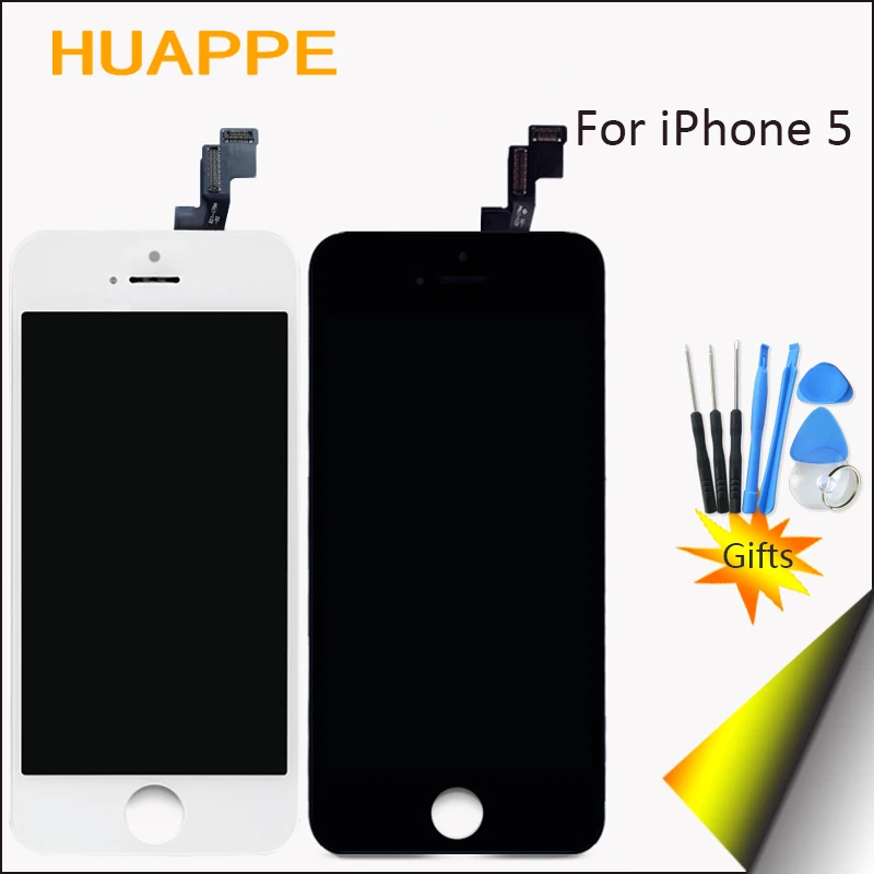imágenes para 1 unids ningún pixel muerto aaaa calidad de visualización para apple iphone 5S LCD Reemplazo de la Pantalla Táctil Con Digitalizador 4.0 pulgadas Blanco negro imágenes para 1 unids ningún pixel muerto aaaa calidad de visualización para apple iphone 5S LCD Reemplazo de la Pantalla Táctil Con Digitalizador 4.0 pulgadas Blanco negro