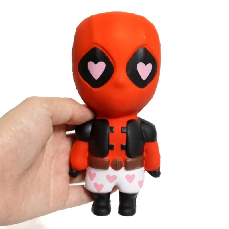 

Marvel Squishy Super Hero X-Men Deadpool Scented Slow Rising Squeeze Stress Relief Antistress Squishies Toys For Children Gifts