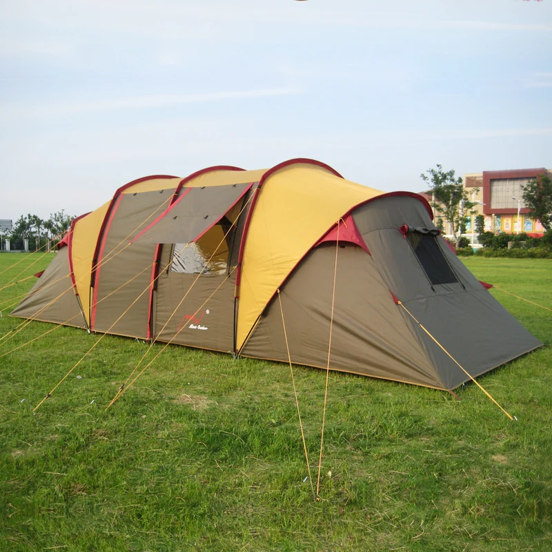 Outdoor Multi Person Large Tent Two Bedroom Living Room 5 8 People