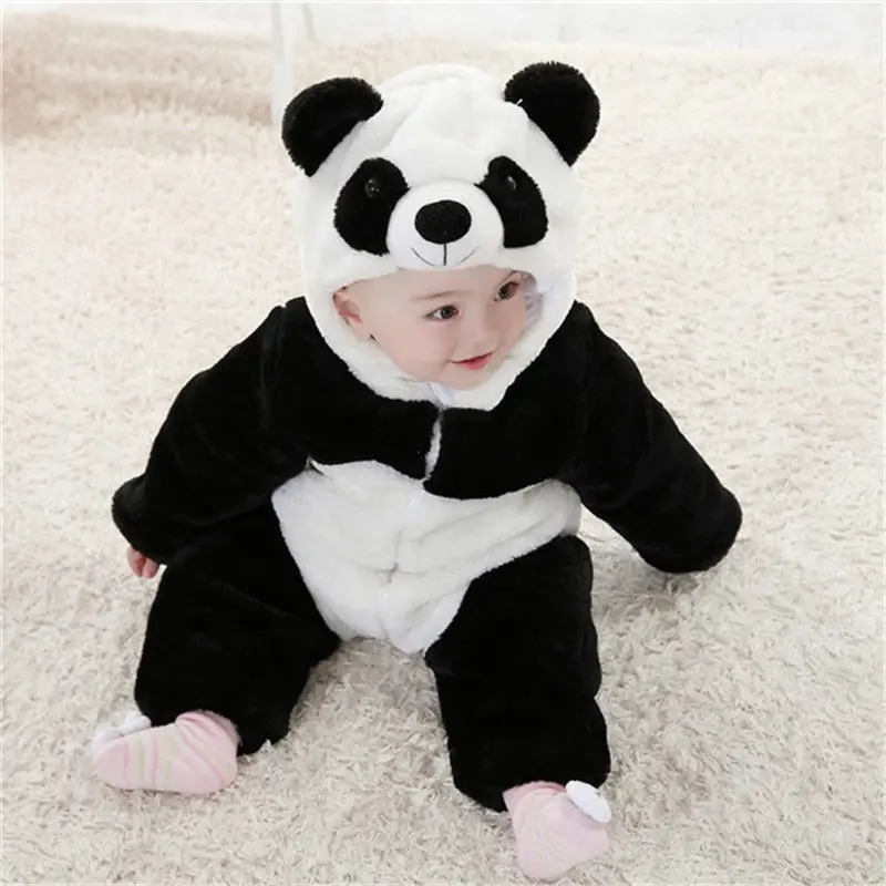 Новинка года; Детский костюм с животными; милые пижамы для альпинизма; комбинезон; милый комбинезон панда для детей