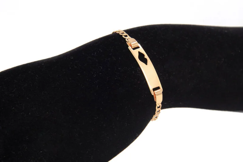 BR40A_08 baby bracelet gold kids jewelry bracelete ouro pulseira bebe bijoux ninas armband