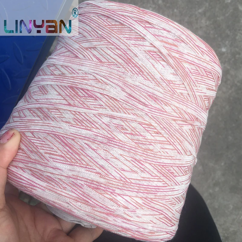 Cotton linen Wholesale 250G/Lot ribbon line Knitwear Hand Knitting Yarn