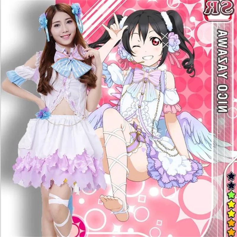 

Japanese Anime LoveLive!School Idol Project Nico Yazawa Cosplay Costume Adult Girls Performance Masquerade