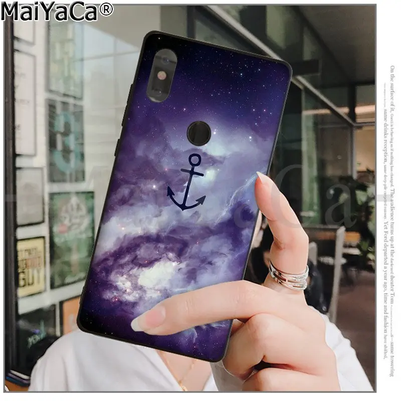 Мягкий чехол MaiYaCa из ТПУ с рисунком навигатора якоря для Xiaomi Redmi 5 5Plus Note4 4X Note5 6A Mi 6