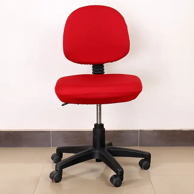 Spandex Desk Chair Cover With Back Stretch Office Chair Covers