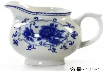 Ярмарка чашка синий и белый чайник, костяного фарфора GaiWan, Chahai, фарфор фильтр кружка, чайный сервис - Цвет: Красный