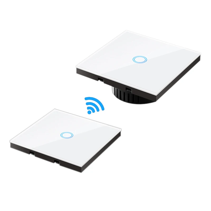 

Touch Switch remote control Smart Light Switch Panel Wall interruptor 1/2/3 Gang off white wall switch EU Standard Work