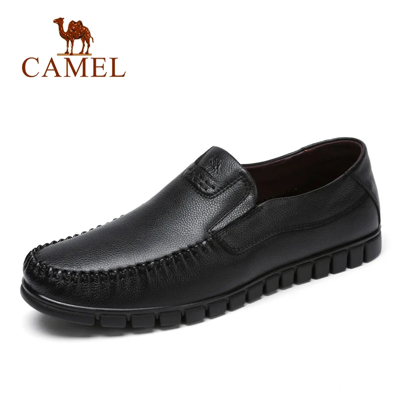 En Ligne CHAMEAU Nouveau Respirant Homme Chaussures D affaires Mocassins Frais Poinçon En Cuir Véritable Chaussures En Cuir pour Hommes Mâle mocassin