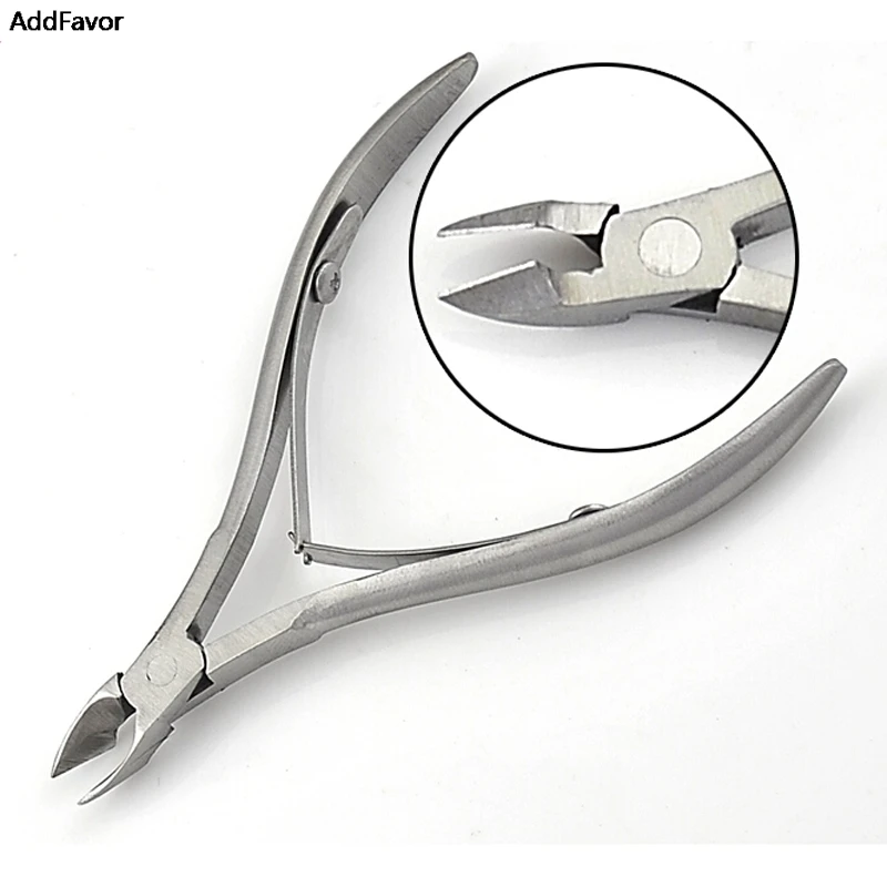 

Addfavor Stainless Cuticle Finger Plier Foot Nipper Cutter Nail Art Clipper Nippers Care Pedicure Trimmer Manicure Tool Remover