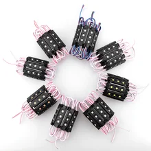 20 шт. 5050 3/модуль 4 СИД светильник RGB суперяркие магазин лобового стекла от солнца знак украшения лампа белый/теплый белый/синий/красный/розовый/зеленый