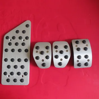 

TTCR-II Accessories For Peugeot 3008 Fuel Brake Foot Rest MT Pedals Plate Non Slip Accelerator Brake Pads Sticker Cover Styling