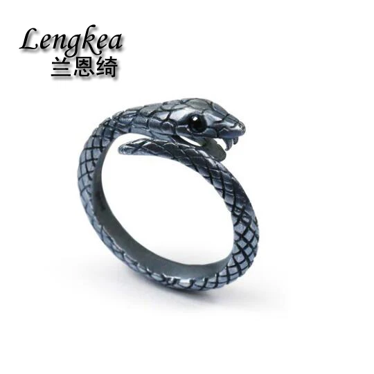 

Lengkea jewery Rings for men silver 925 sterling silver rings retro snake women's rings charms men women jewelry adjustable gift