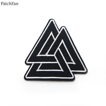 Patchfan Vikings symbols аппликация Патчи Наклейки diy Швейные Джерси одежда para куртка значки железные на футболке аксессуары A0888