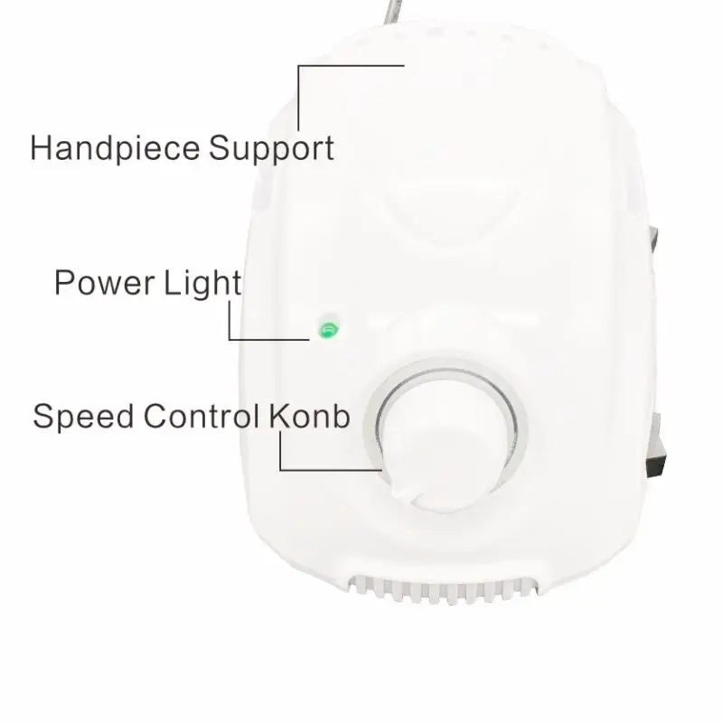 Elétrica do Unha Máquina de Moedura para Ferramentas da Arte para Unhas Lidar com 35000rpm Authent Marathon-champion Broca Forte 210 Micro Motor 3 102l 10 broca elétrica do prego forte 210 micro