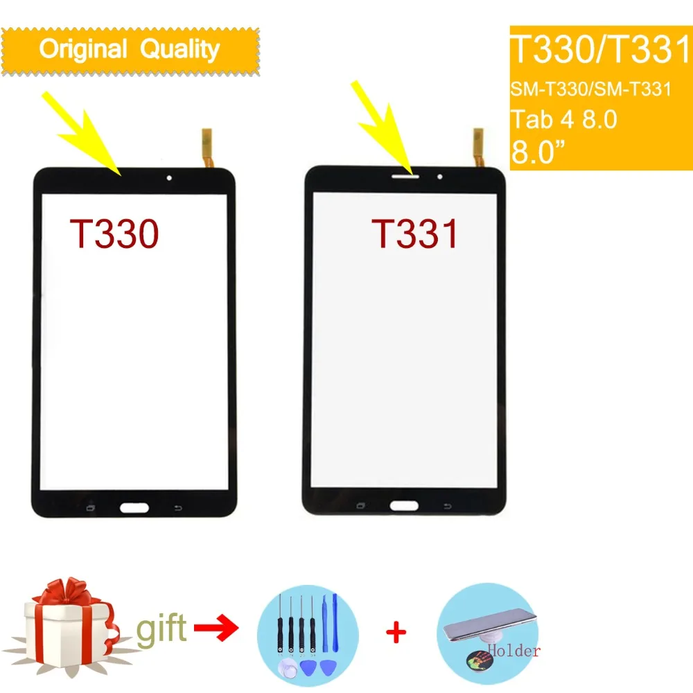 Для samsung Galaxy Tab 4 8,0 SM-T331 T331 LTE T335 Wifi SM-T330 T330 сенсорный экран дигитайзер стекло передней сенсорной панели сенсорный экран