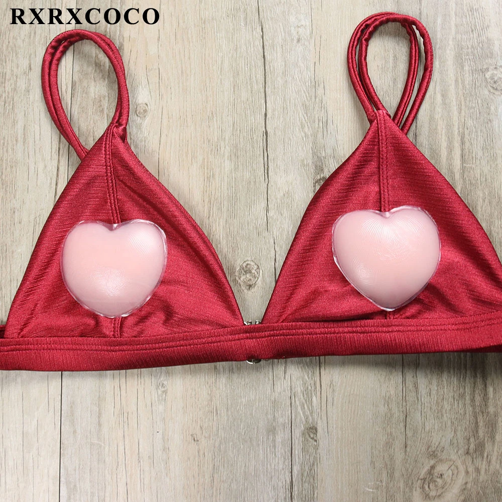 Buy Sexy Bikini Silicone Nipple Pad One Pair Swimming