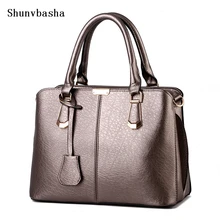 2016 Famous Brands Women PU Leather Handbags Hot Medium Shoulder Bags Luxury Women Messenger Bag Female Tote Women Handbag Bolsa