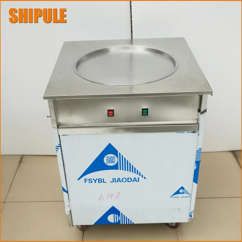 

SHIPULE Free shipping to your home single pan fried ice cream machine fry ice cream roller machine