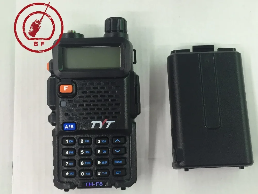 Новый Launch TYT TH F8 5 Вт VHF 136 174 МГц Ручной двухсторонний радио 1600 мАч литий ионная
