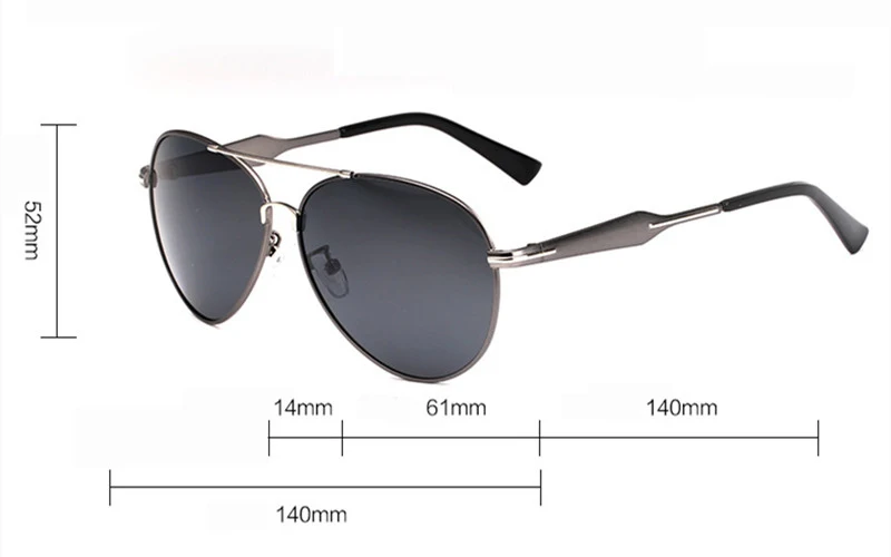 BAOLANG поляризованных солнцезащитных очков Для мужчин водительские очки мужские Винтаж Ночное Видение солнцезащитные очки для мужчин