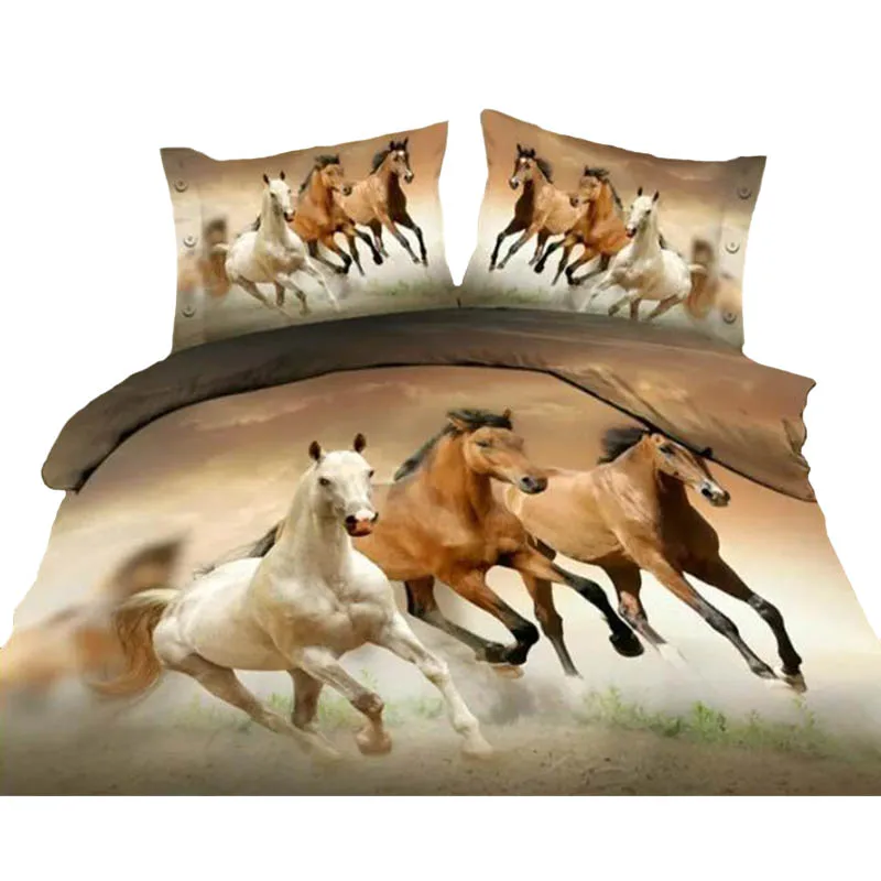 Pentium Horse 3D комплект постельного белья King Twin Queen размер Семейный роскошный
