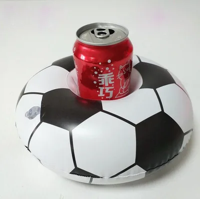 

Football Inflated Cup Seat Holder Float Mini Drink Pool Outdoor Swimming Beach