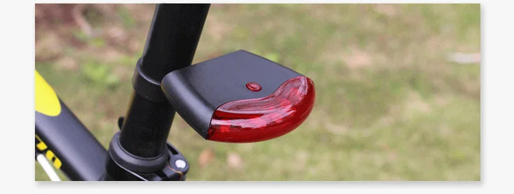 Best MTB Bicycle Taillights Light Intelligent Induction UFO Wireless Fully Automatic Brake Waterproof Safety Warning Bike Light 5LED 6