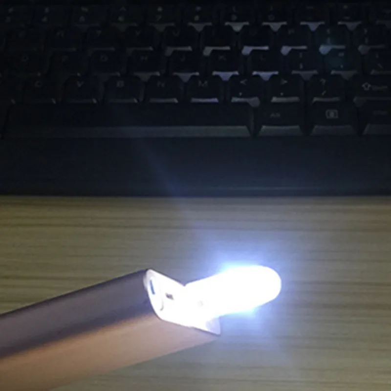 

YIYANG 2019 Double-sided USB Pocket Card Lamp Bulb 2smd Led Keychain Mini LED Night Light Kids Portable USB Power Reading Lights