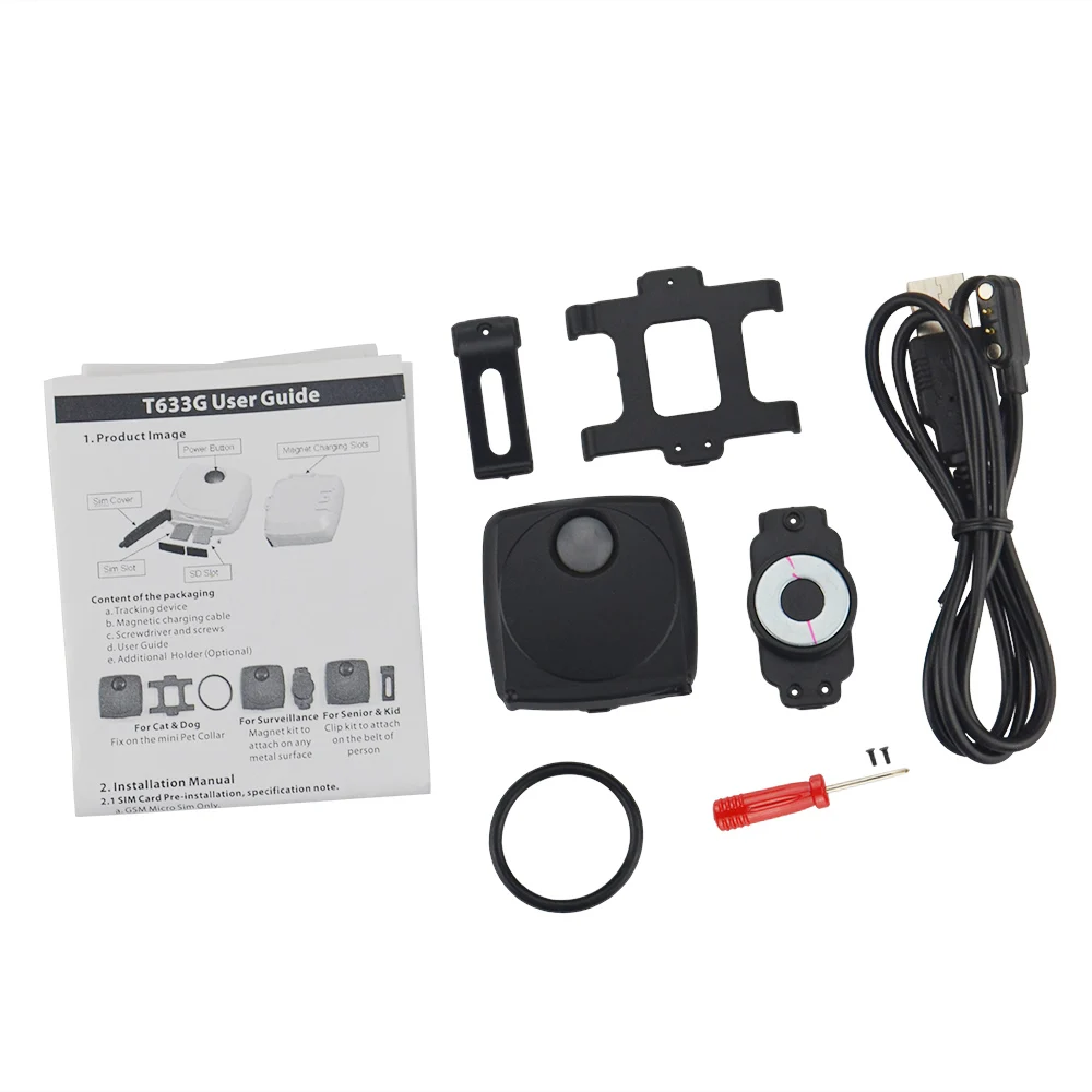 Mini Children 3G GPS Tracker T633G Data Logger 7Days