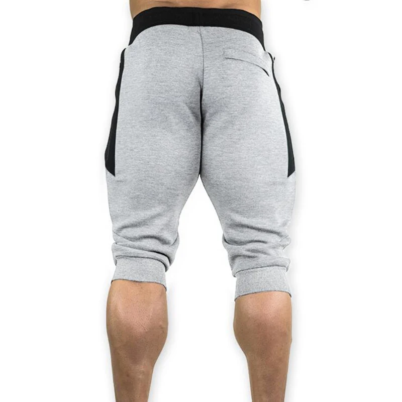 white joggers Autumn Brand Gyms Calf Length Pants Men Joggers Casual Sweatpants Trousers Sporting Clothing high quality Bodybuilding Pants fruit of the loom sweatpants