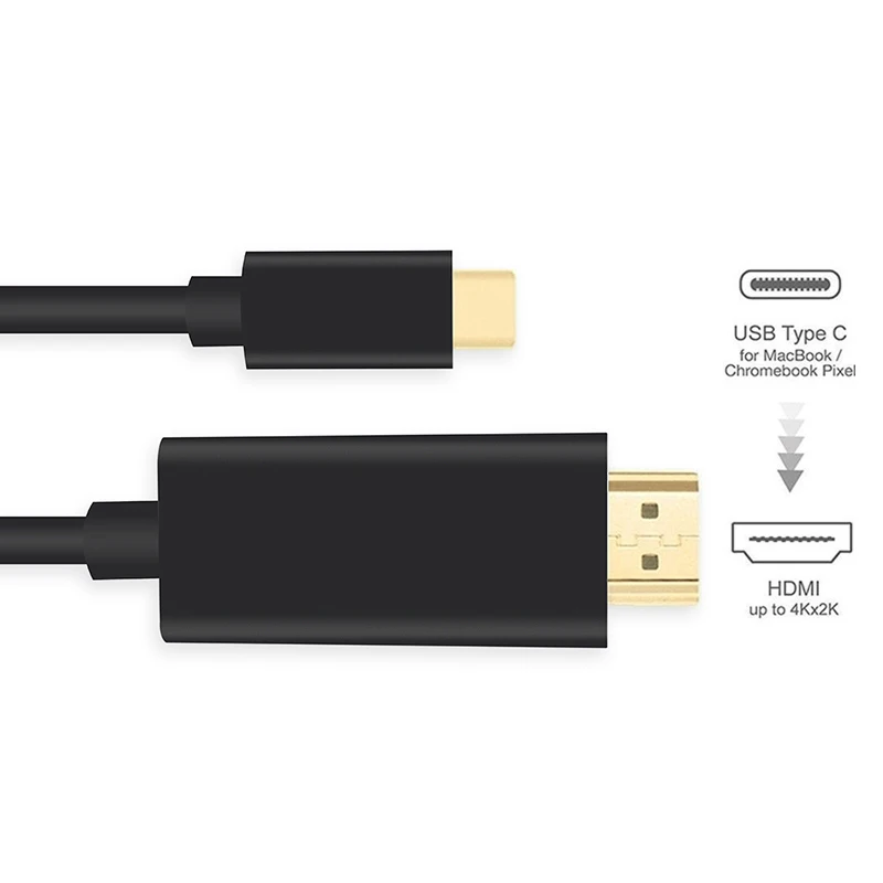 1 8 метров Тип C к видеокабель Hdmi Usb 3 Кабель м 4 x 2 поддержка к|Адаптеры Type-C| |