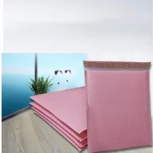 10 шт./лот, розовые полиэтиленовые Пузырьковые конверты, мягкие конверты, 15*20 см x 5 см, пластиковый конверт для обертывания, Пузырьковые конверты, подарочная упаковка, сумки для доставки