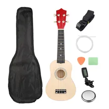Zebra Guitar Combo 21″ Soprano Ukulele Uke Hawaii Bass Guitar Guitarra Musical Instrument Set Kits+Tuner+String+Strap+Case