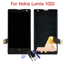 100 Warranty For font b Nokia b font Lumia 1020 LCD Display Touch Screen Digitizer Assembly