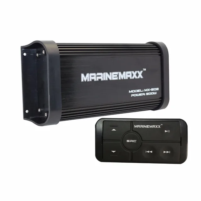 500W 4 Channels Waterproof Marine Bluetooth Motorcycle Amplifier Car