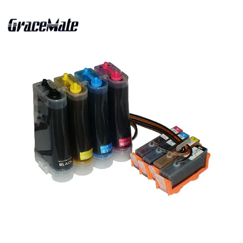 

Ink Refill Kit Full 4 color ink 564 ink system with chip For hp Photosmart 5510/5511/5512/5514/5515/5520/5522/ 5525/6510