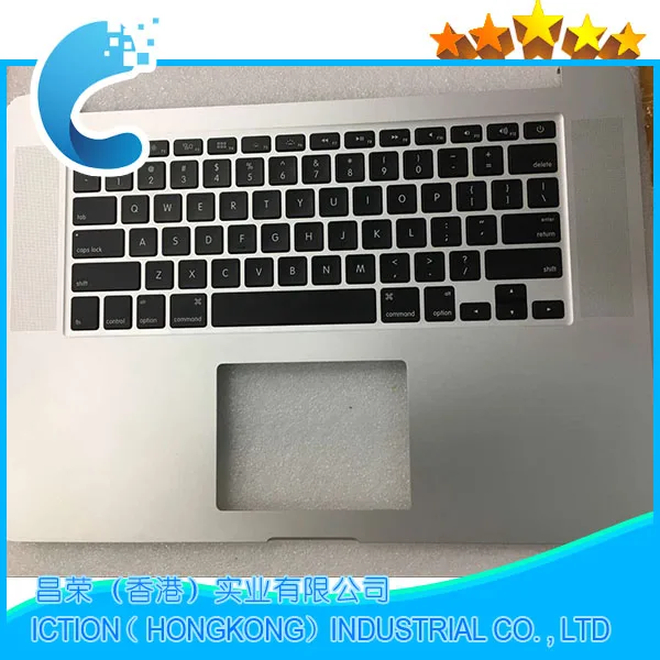 Original A1398 Top case with US keyboard For MacBook Pro 15