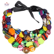 2017 New Design Ankara African Button Necklaces Ankara Necklace African Multistrand Handsome Necklace WYA068 2017 New Design Ankara African Button Necklaces Ankara Necklace African Multistrand Handsome Necklace WYA068