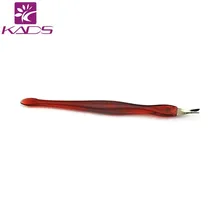 2016 Hotsale 1Pcs Professional Wine Red Nail Art Tool Trimmer Remover Cuticle Removal Fork For Nail Care Pusher Pedicure Salon