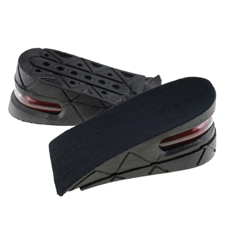 2 Layer Air Cushion Invisible Lift Pads Heel 5CM Height Increase Insole Shoesin Foot Care Tool